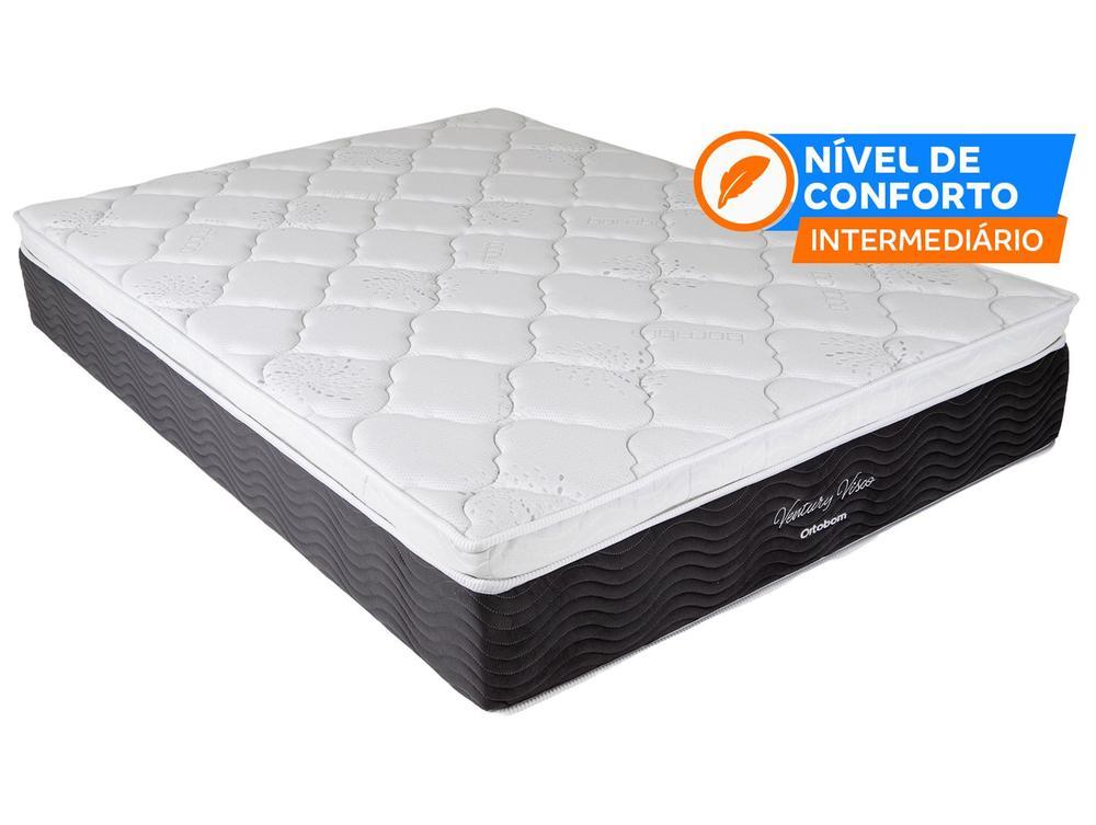 Colchão Queen Ortobom de Molas Ensacadas 31x158x198cm Ventury Visco - 2