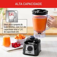 Liquidificador Arno Power Mix Essential LQ19 3 Velocidades 700W Preto 2720018419 - 2