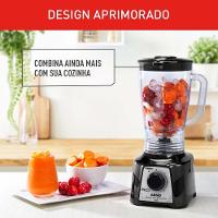 Liquidificador Arno Power Mix Essential LQ19 3 Velocidades 700W Preto 2720018419 - 5