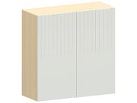 Armário de Cozinha Aéreo MDF Luciane Aura 2 Portas 80x80cm - 1