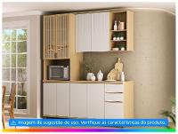 Armário de Cozinha Aéreo MDF Luciane Aura 2 Portas 80x80cm