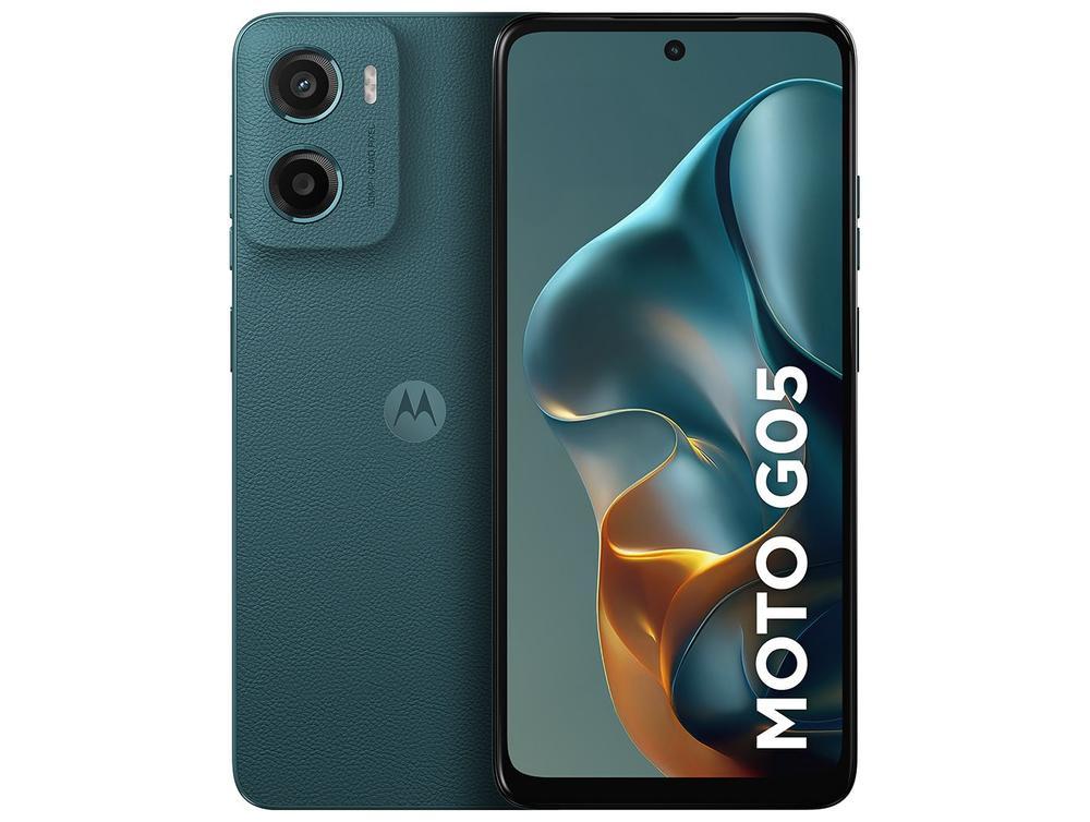 Smartphone Motorola Moto g05 256GB 4GB RAM Verde 6,7" Câm. 50MP + Selfie 8MP - 1