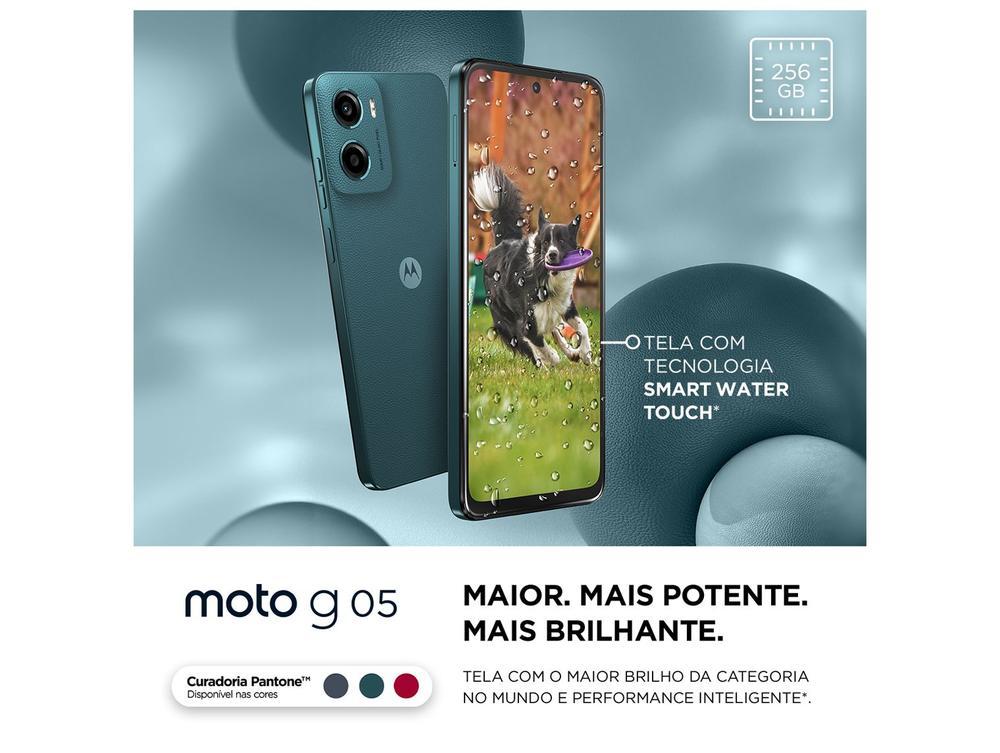 Smartphone Motorola Moto g05 256GB 4GB RAM Verde 6,7" Câm. 50MP + Selfie 8MP - 6