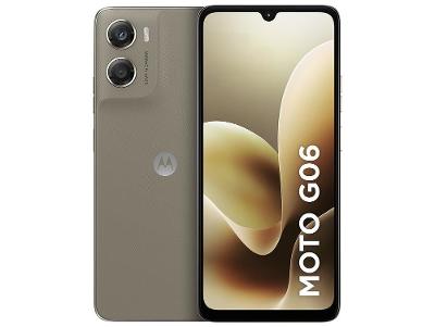 Smartphone Motorola Moto g06 256GB 4GB Ram Bege 6,9" Câm. 50MP + Selfie 8MP