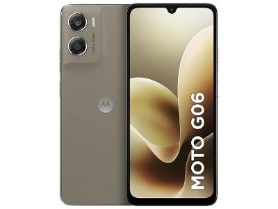 Smartphone Motorola Moto g06 256GB 4GB Ram Bege 6,9" Câm. 50MP + Selfie 8MP