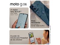 Smartphone Motorola Moto g06 256GB 4GB Ram Verde 6,9" Câm. 50MP + Selfie 8MP - 5