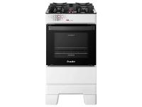 Fogão 4 Bocas Esmaltec Branco Mesa de Vidro Ideal Top Glass T4VAB - 1