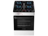 Fogão 4 Bocas Esmaltec Branco Mesa de Vidro Ideal Top Glass T4VAB - 6