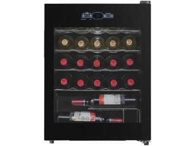 Adega Midea 24 Garrafas com Compressor Preto com LED MDRW110FGGGL3