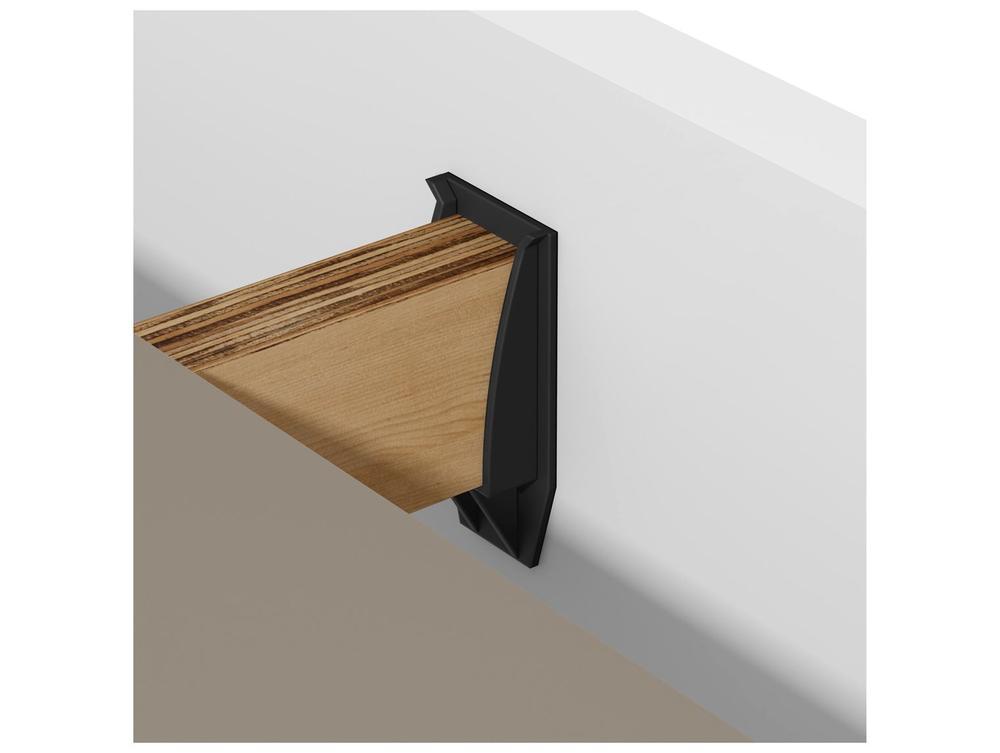 Cama de Solteiro Móveis Lopas Loop Branca - 5