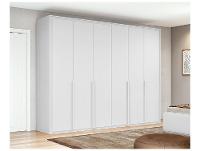 Guarda-roupa Casal com Espelho 6 Gavetas 6 Portas Móveis Lopas Imperatore - 6