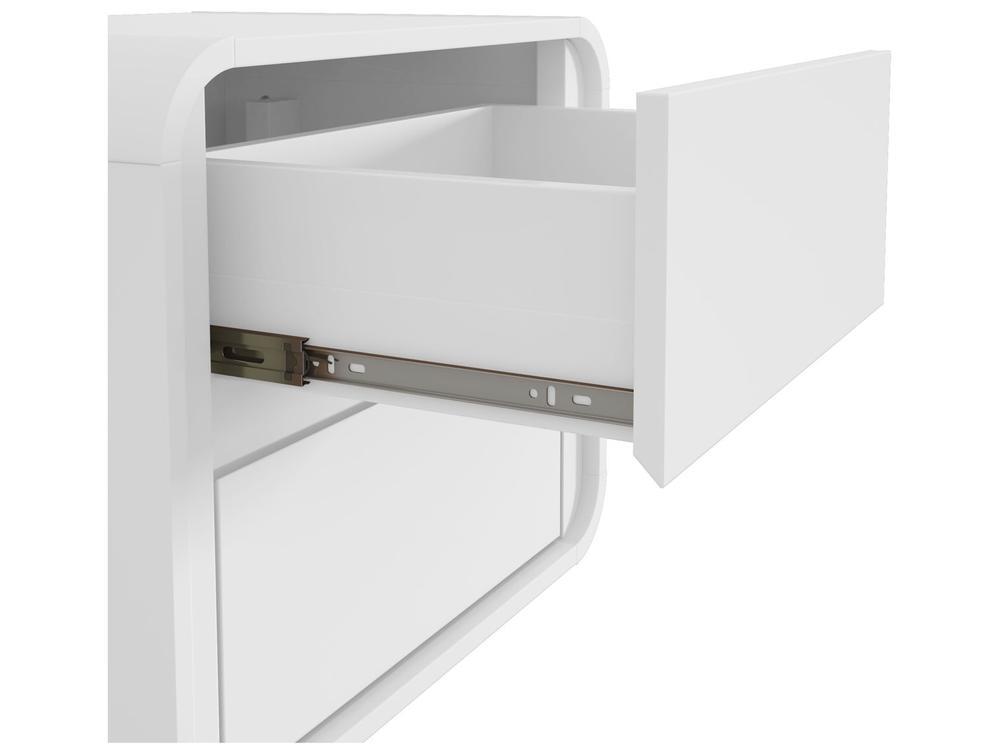 Mesa de Cabeceira 2 Gavetas Loop Móveis Lopas - 5