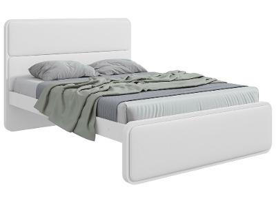 Cama de Casal Móveis Lopas Loop Branca