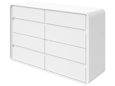 Cômoda Multiuso 8 Gavetas Móveis Lopas Loop