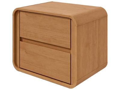 Mesa de Cabeceira 2 Gavetas Loop Móveis Lopas