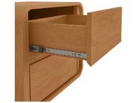 Mesa de Cabeceira 2 Gavetas Loop Móveis Lopas - 5