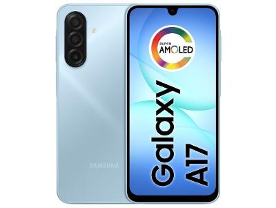 Celular Samsung Galaxy A17 128GB 4GB RAM Azul 6,7" Câm. Tripla + Selfie 13MP