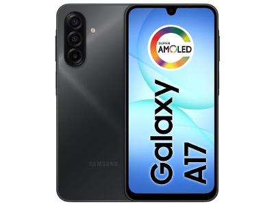 Celular Samsung Galaxy A17 128GB 4GB RAM Preto 6,7" Câm. Tripla + Selfie 13MP
