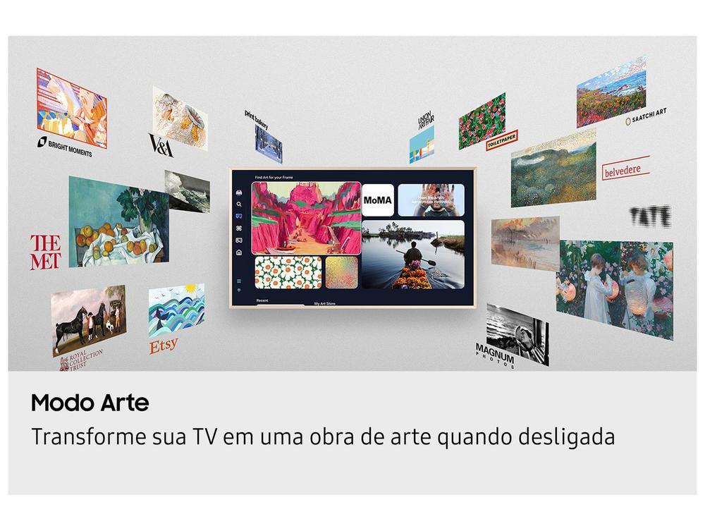Smart TV 43" Samsung 4K The Frame LS03F Tizen QN43LS03FAGXZD 2025 - 6