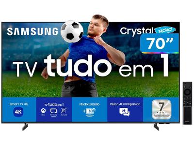 Smart TV 70" Samsung UHD 4K Crystal U8500F UN70U8500FGXZD Tizen 2025