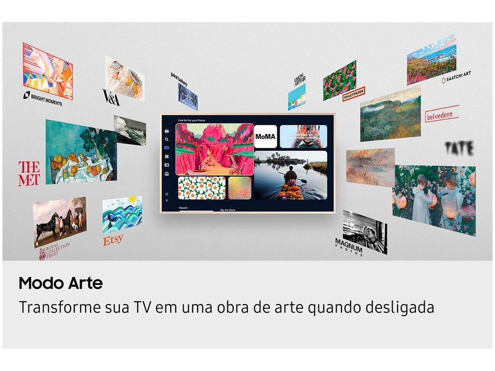 Smart TV 55" Samsung 4K The Frame LS03F QN55LS03FAGXZD Tizen 2025 - 6