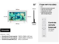 Smart TV 55" Samsung 4K The Frame LS03F QN55LS03FAGXZD Tizen 2025 - 9