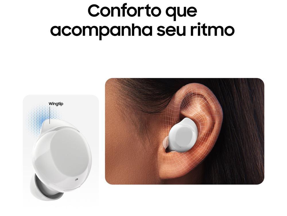 Fone de Ouvido Bluetooth Samsung Buds Core com Microfone Cancelamento de Ruído Esportivo Intra-auricular True Wireless Branco - 6