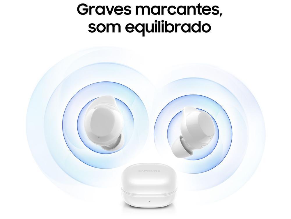 Fone de Ouvido Bluetooth Samsung Buds Core com Microfone Cancelamento de Ruído Esportivo Intra-auricular True Wireless Branco - 8