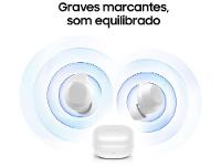 Fone de Ouvido Bluetooth Samsung Buds Core com Microfone Cancelamento de Ruído Esportivo Intra-auricular True Wireless Branco - 8