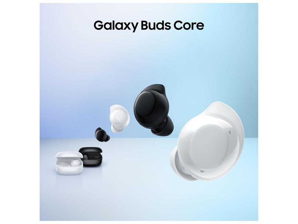 Fone de Ouvido Bluetooth Samsung Buds Core com Microfone Cancelamento de Ruído Esportivo Intra-auricular True Wireless Preto - 3