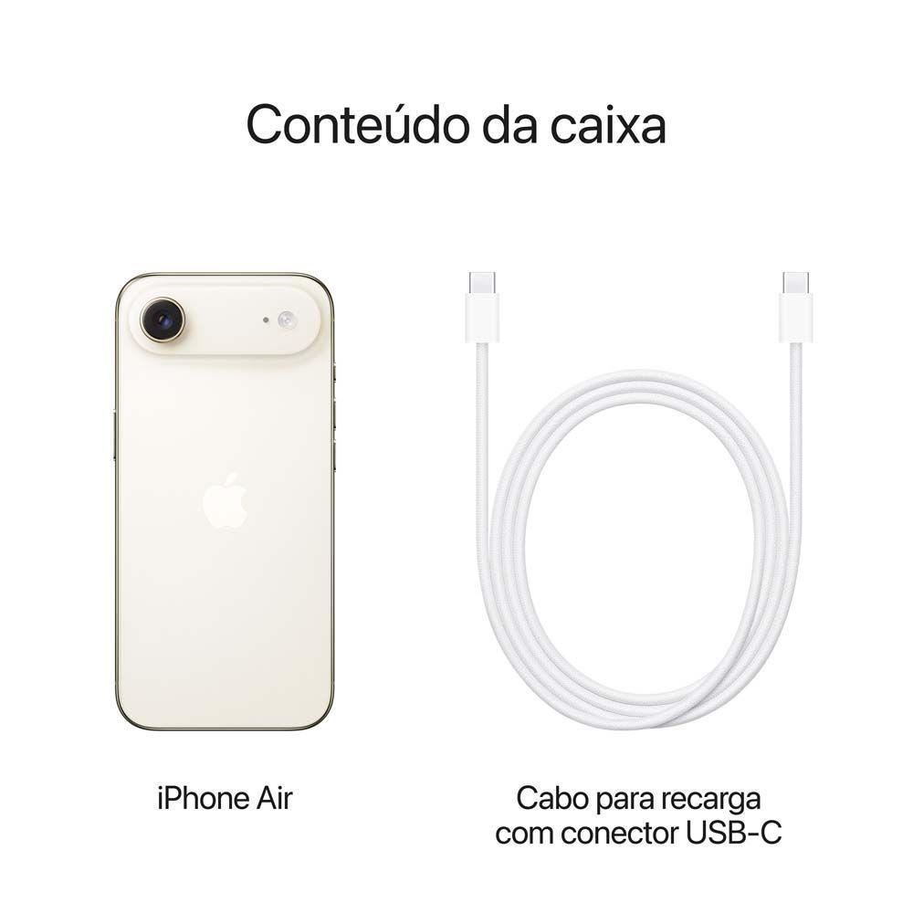 Apple iPhone Air 256GB Dourado-claro 6,5" 48MP iOS 5G - 8