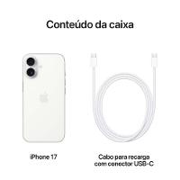 Apple iPhone 17 256GB Branco 6,3" 48MP iOS 5G - 8