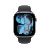 Apple Watch Series 11 GPS + Cellular Caixa Cinza-espacial de Alumínio 46mm Pulseira Esportiva Preta P/M - 2
