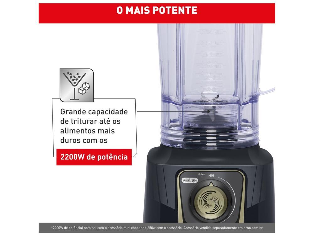 Liquidificador Arno Power Max LN82 2200W Cinza 2720018842 - 2