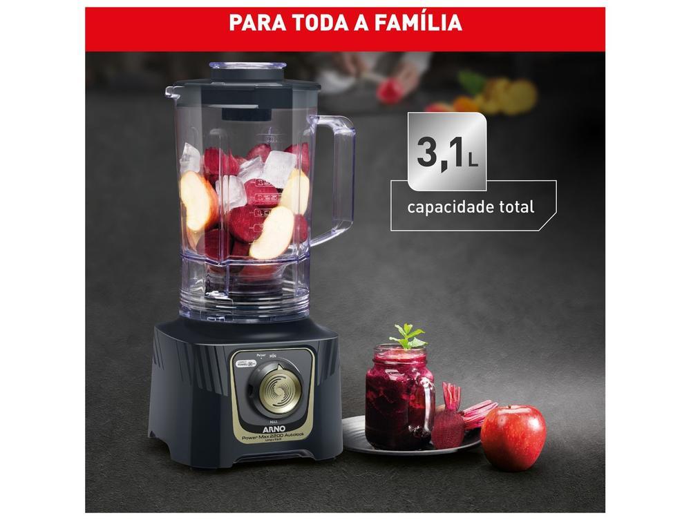 Liquidificador Arno Power Max LN82 2200W Cinza 2720018841 - 3