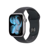 Apple Watch Series 11 GPS Caixa Cinza-espacial de Alumínio 42mm Pulseira Esportiva Preta P/M - 1
