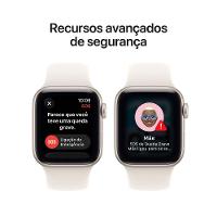 Apple Watch SE 3 GPS Caixa Estelar de Alumínio 40mm Pulseira Esportiva Estelar P/M - 7