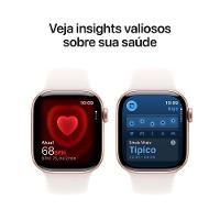 Apple Watch Series 11 GPS Caixa Cor de Ouro Rosa de Alumínio 42mm Pulseira Esportiva Blush-clara P/M - 5