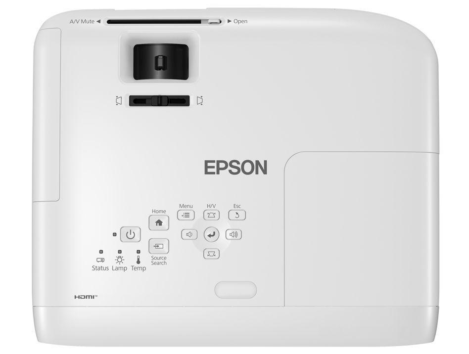 Projetor EPSON PowerLite E24 XGA 3600 Lumens 3LCD USB-B Branco - 5