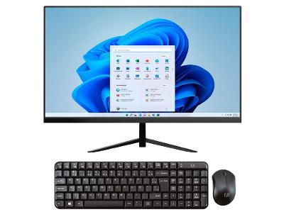 All in One Multilaser UB845 Intel Core i3 8145U 4GB 128GB SSD LED 23,8" Full HD Windows 11