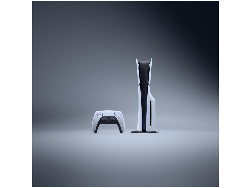 PlayStation 5 Slim Disk 1TB 1 Controle Branco Sony - 5