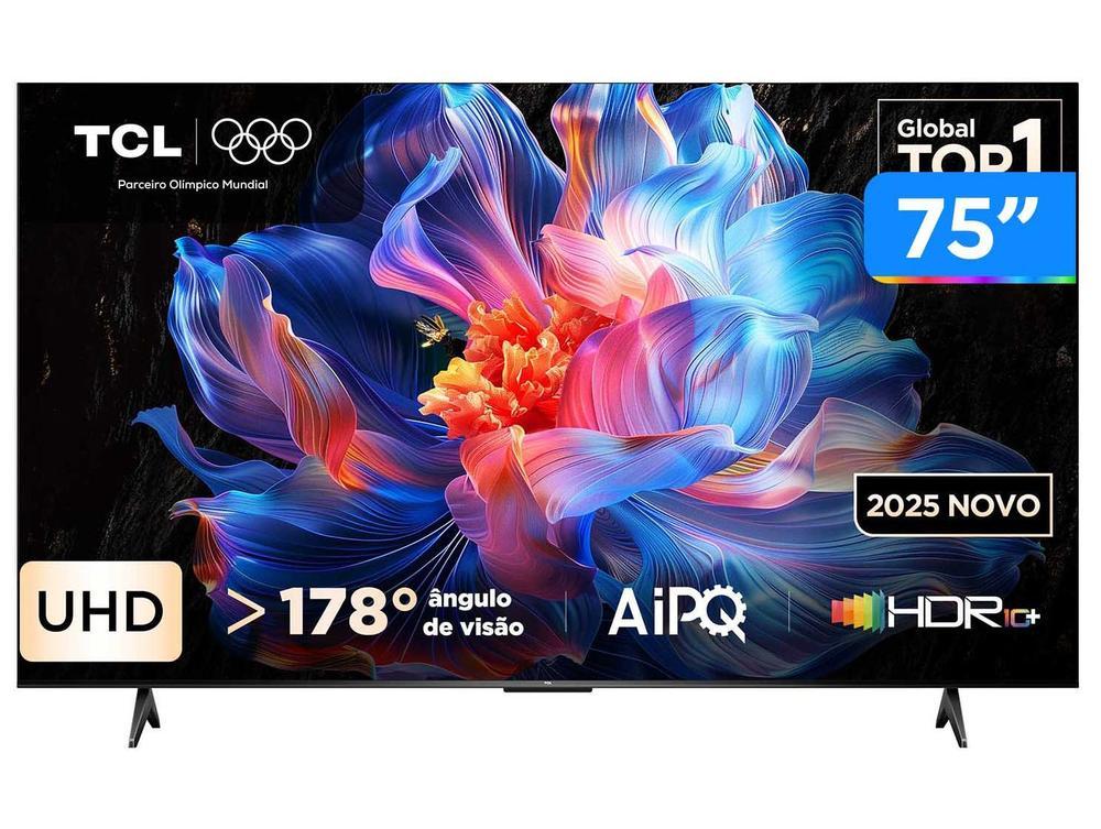 Smart TV 75" TCL 4K UHD LED HVA Google TV 75P6K 2025 - 1