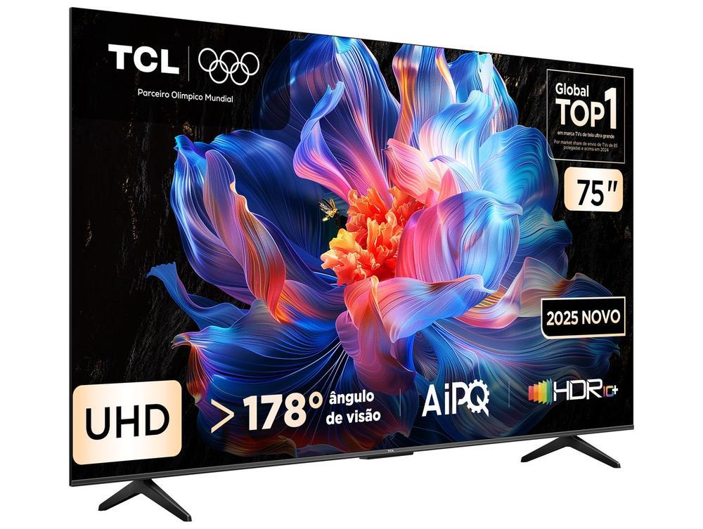 Smart TV 75" TCL 4K UHD LED HVA Google TV 75P6K 2025 - 8