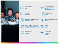 Smart TV 75" TCL 4K UHD LED HVA Google TV 75P6K 2025 - 2