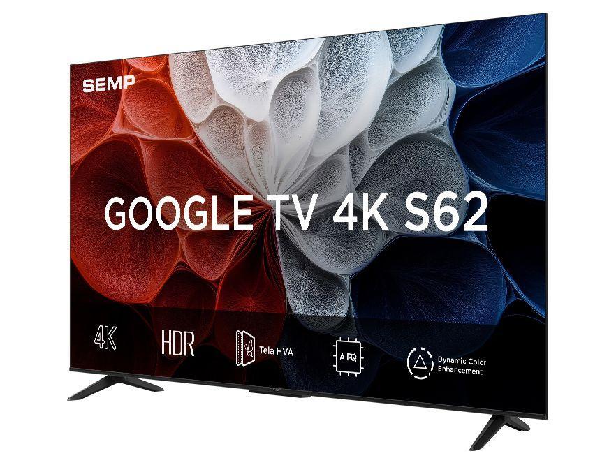 Smart TV 65" SEMP 4K UHD LED HVA Google TV 65S62 2025 - 3