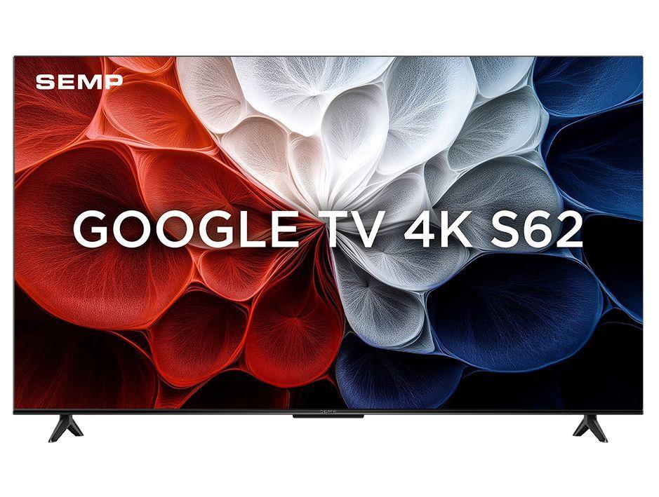 Smart TV 65" SEMP 4K UHD LED HVA Google TV 65S62 2025 - 4