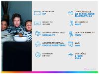 Smart TV 65" TCL 4K UHD LED HVA Google TV 65S62 2025 - 2