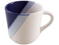 Aparelho de Jantar e Chá 20 Peças Cerâmica Brasilia Redondo Branco e Azul Cobalto Atual - 9