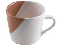 Aparelho de Jantar e Chá 20 Peças Cerâmica Brasilia Redondo Branco e Chocolate Atual - 8