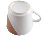 Aparelho de Jantar e Chá 20 Peças Cerâmica Brasilia Redondo Branco e Chocolate Atual - 9